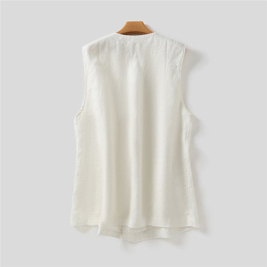Chaleco Estilo Japonés de Algodón - Chaqueta Suelta y Casual - Image 7