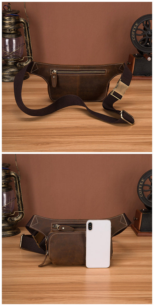 Riñonera Deportiva de Cuero Genuino para Hombre - Image 10