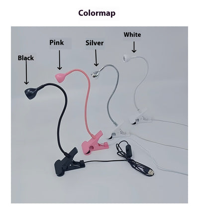 Lámpara UV de Cuello Flexible con Pinza para Uñas de Gel y Pegamento - Image 14