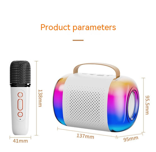 Parlante Karaoke Portátil con Micrófono Integrado y Bluetooth - Image 33