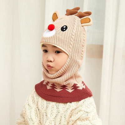 Gorro Infantil con Protección de Felpa y Babero Integrado - Image 6
