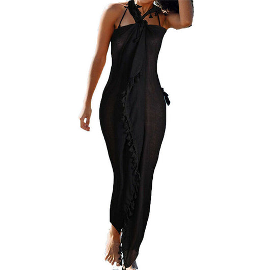 Pareo Playero Mujer con Flecos - Blusa Protección Solar para Playa - Image 8