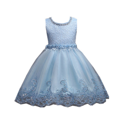 Vestido de Princesa para Niñas - Diseño Floral Elegante para Bodas y Celebraciones - Image 16