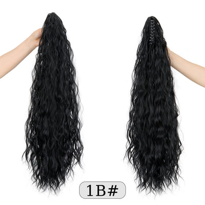 Extensión de Cabello Rizado Efecto Agua - Rizos Voluminosos Tipo Maíz - Image 11