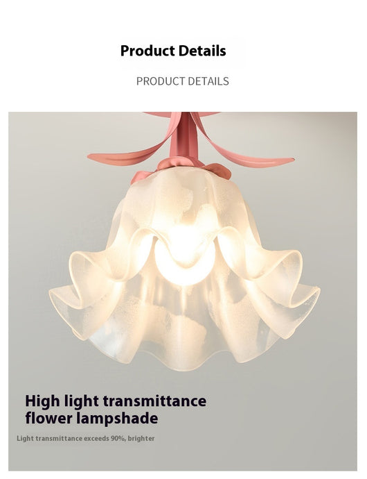 Lámpara LED Decorativa Pasillo Flor Linglan Crema - Image 21
