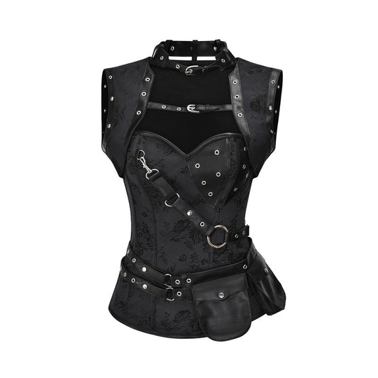 Chaleco Reductor Estilo Punk Retro - Faja Moldeadora de Cintura - Image 2
