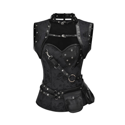 Chaleco Reductor Estilo Punk Retro - Faja Moldeadora de Cintura - Image 2