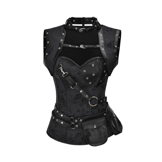 Chaleco Reductor Estilo Punk Retro - Faja Moldeadora de Cintura - Image 2