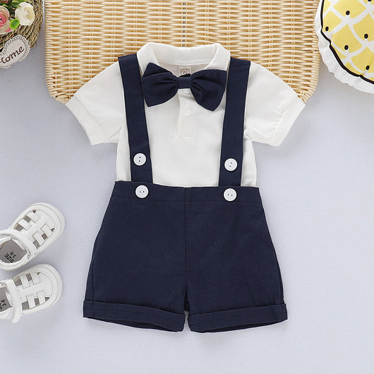 Tirantes para Niño Gris Azul Multicolor con Moño - Image 14