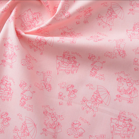 Tela de Algodón Estampada con Diseños Florales y Caricaturas - Image 7