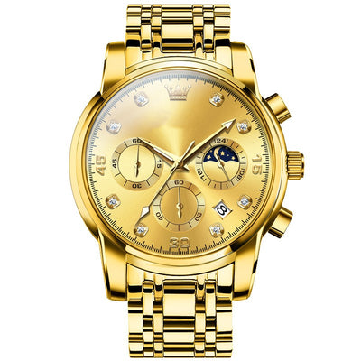 Reloj de Cuarzo Multifuncional para Hombre en Acero Inoxidable - Image 14