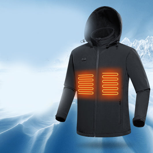 Chaqueta Térmica de Fibra de Carbono con Calefacción Eléctrica - Image 7