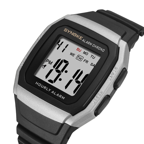 Reloj Deportivo Infantil Luminoso Resistente al Agua Multifuncional