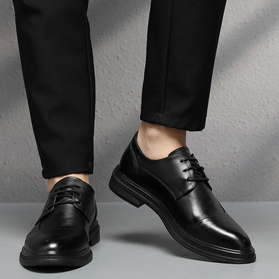 Zapatos de Cuero para Hombre con Punta Afilada y Suela Flexible - Image 12
