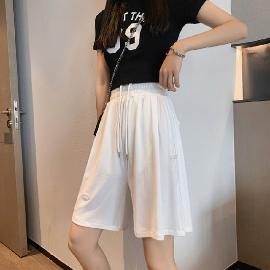 Shorts Anchos de Seda Helada para Mujer - Comodidad Fresca para el Verano - Image 3