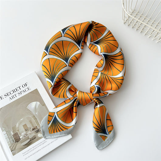 Pañuelo de Seda Cuadrado 70cm - Versátil para Primavera y Otoño - Image 26
