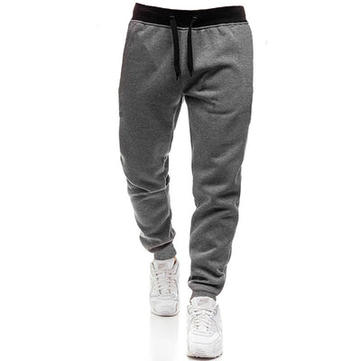 Pantalones Deportivos Holgados de Colores Sólidos para Hombre - Image 2