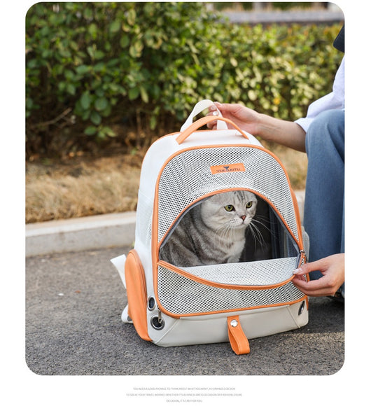 Mochila Transportadora Doble para Gatos - Portátil y Plegable - Image 14