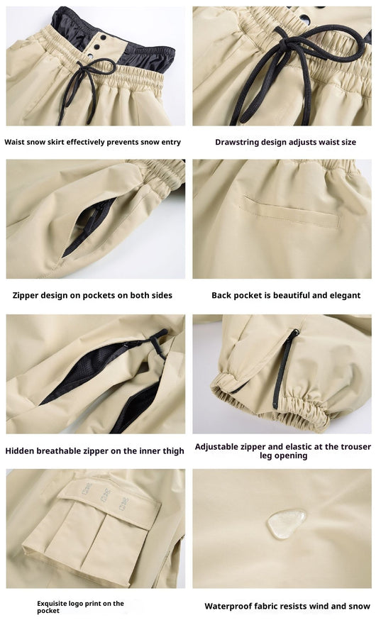 Pantalones de Esquí Cintura Suelta para Invierno - Image 24