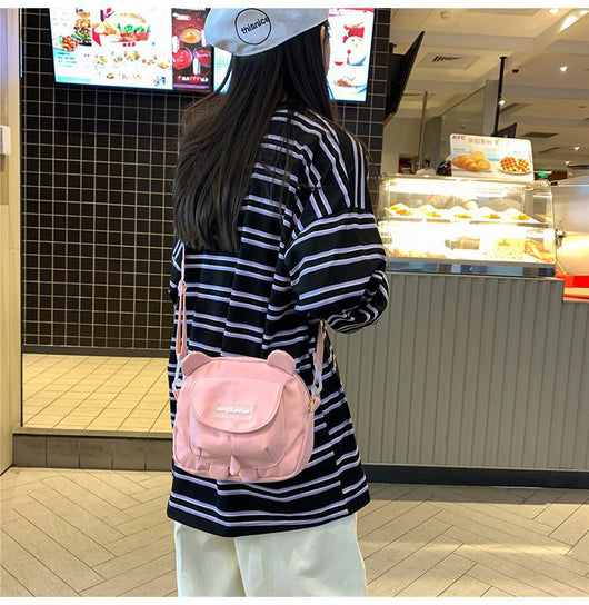Bolsa Mensajera Osito Kawaii - Diseño Tierno para Estudiantes - Image 18