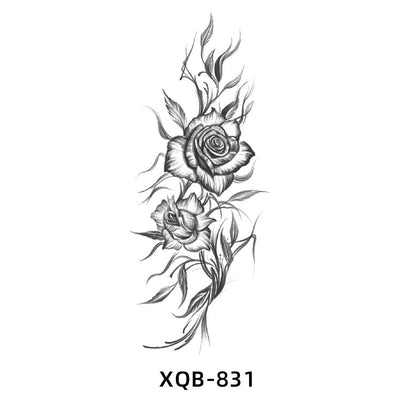 Tatuaje Temporal de Flores Resistente al Agua para Hombre y Mujer - Image 56