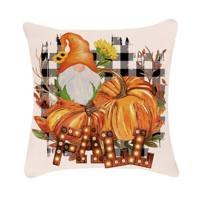 Funda de Cojín Decorativa Calabaza Otoño Halloween para Sofá y Auto - Image 12