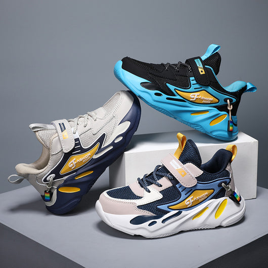 Zapatillas Deportivas Respirables para Niños y Adolescentes - Otoño e Invierno con Suela Antideslizante