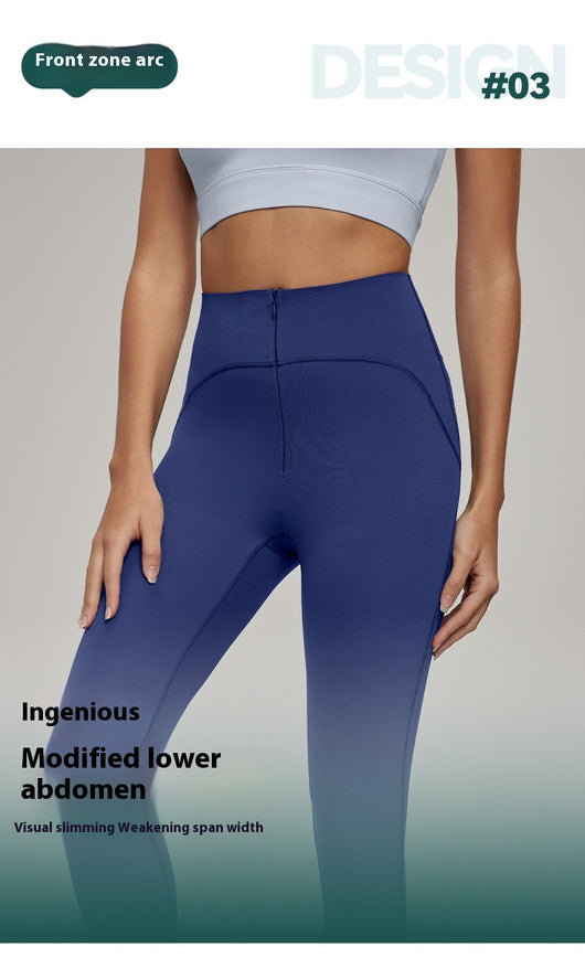 Pantalones Deportivos Levanta Cadera Cintura Alta Sin Costuras - Image 23