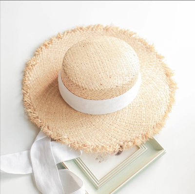 Sombrero de Rafia con Ala Ancha para Mujer - Perfecto para Playa y Verano - Image 4
