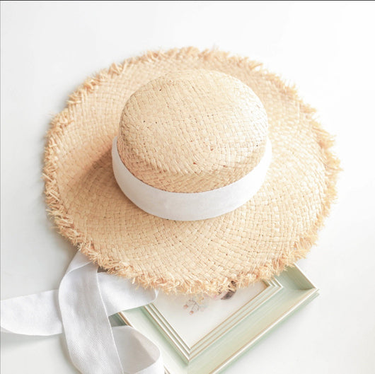 Sombrero de Rafia con Ala Ancha para Mujer - Perfecto para Playa y Verano - Image 4
