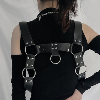Cinturón Ajustable Estilo Goth Punk con Correa de Hombro - Image 3