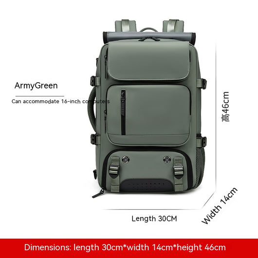 Mochila de Viaje de Gran Capacidad para Hombre con Compartimento para Laptop Impermeable - Image 12