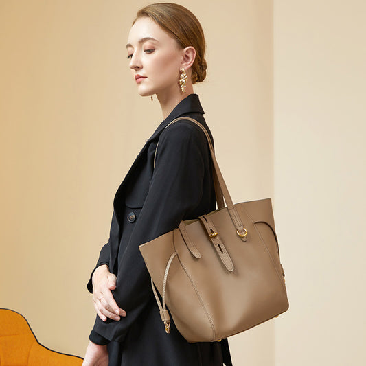 Bolso de Cuero para Mujer - Cartera Versátil de Hombro