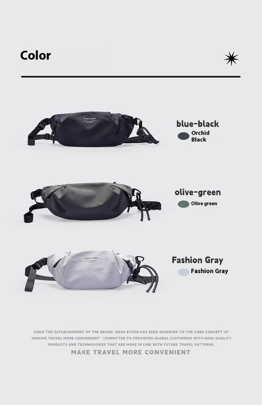 Bolsa Cruzada para Hombre - Mochila Portátil de Pecho y Hombro - Image 11