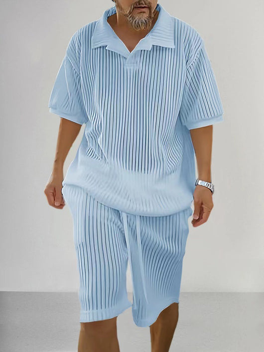 Conjunto de Playera y Shorts Holgados para Hombre - Comodidad Casual - Image 12
