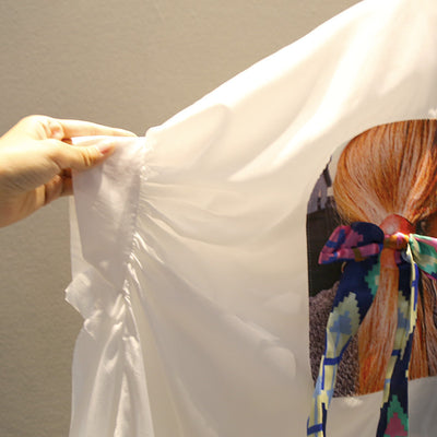 Camisa Casual Mujer con Parches de Moda - Manga Corta y Cuello Solapa - Image 14