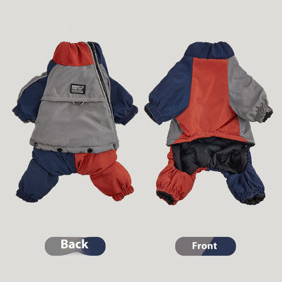 Abrigo Acolchado para Perros Medianos y Grandes - Diseño a Juego de Colores para Invierno - Image 18