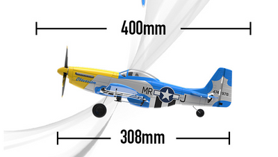 Avión Teledirigido Eléctrico de Cuatro Direcciones - Image 4
