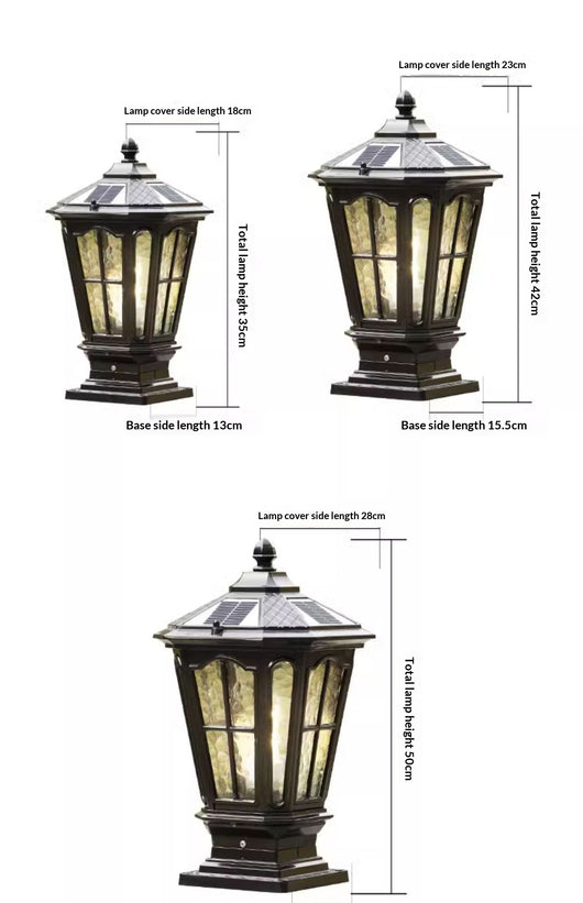 Lámpara Solar para Pilares y Portones - Luz LED Exterior Impermeable - Image 12
