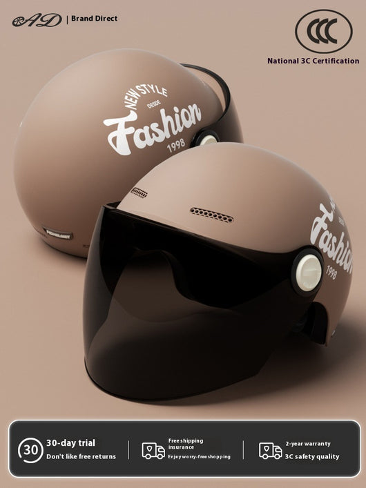 Casco Moto Semintergral Batería Universal Cuatro Estaciones - Image 12