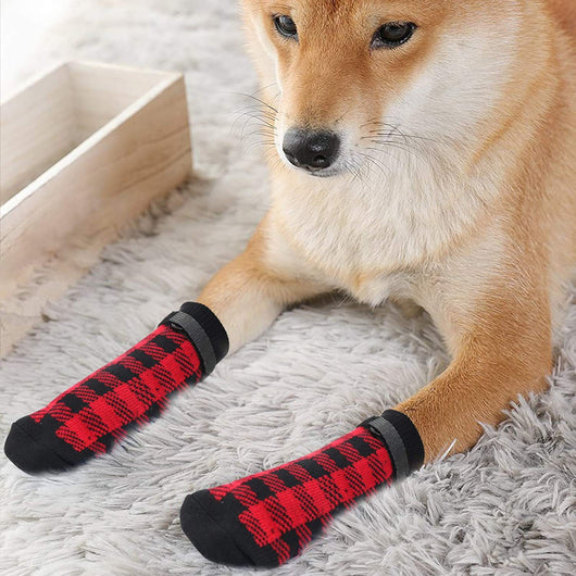 Calcetines Antideslizantes para Perros Medianos y Grandes - Botas Protectoras Silenciosas - Image 14