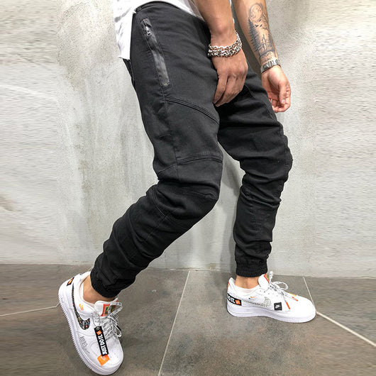 Pantalones Hip Hop con Cierre Lateral para Hombre - Image 9