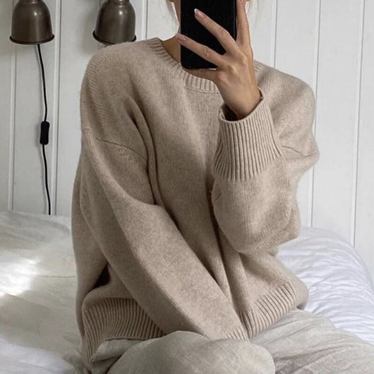 Suéter Elástico Oversize Básico para Hombre y Mujer - Image 6