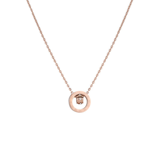 Collar Cadena de Acero Titanio Lujo Minimalista para Mujer - Image 8
