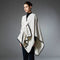 Par de Chales Beige con Hebilla para Otoño e Invierno