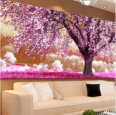 Cuadro Bosque Primaveral con Flores - Paisaje Naturaleza para Sala de Estar - Image 6