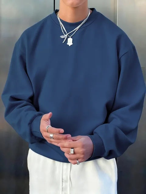 Suéter de Lana Merino para Hombre - Cuello Redondo Casual - Image 24