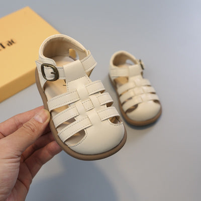 Sandalias Tejidas para Niñas - Zapatos Infantiles Romanos con Diseño Calado - Image 9