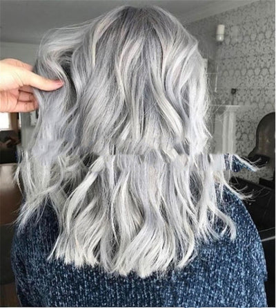 Peluca Ondulada Corta Efecto Permanente para Mujer