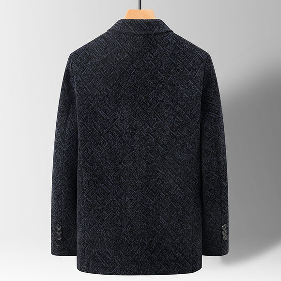Saco Casual de Chenilla para Hombre - Diseño Minimalista